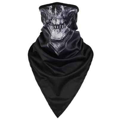 China Windproof Moisture-wicking Skull Face Mask Neck Tube Scarf Balaclava Snood for sale