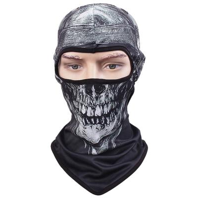 China COMMON Motorcycle Ski Skull Printed Face Maskhat Windproof Balaclava for Outdoor for sale