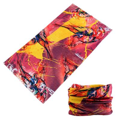 China Factory Wholesale Breathable Material Moter Cycle Custom Bandana Print Turban Bandana for sale