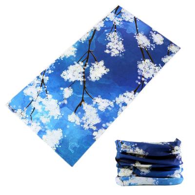 China New Products Breathable Material Scarves Sweat Flower Printing Bicycle Riding Bandana for sale