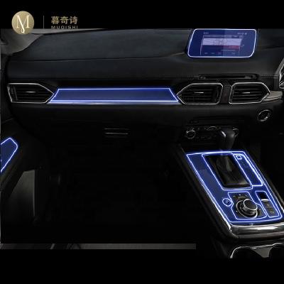 China Refurbishment Accessory Car Center Console TPU Anti-scratch Protective Film Interior Clear Film Anti-scratch Repair For Mazda CX-8 2017-2021 for sale