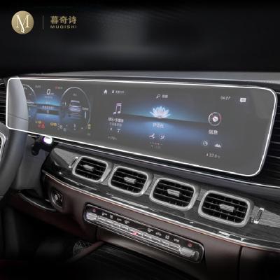 China Car GPS Navigation For Mercedes-Benz GLE GLS W167 W166 Car GPS Navigation Film LCD Screen Tempered Glass Protective Film Anti-scratch Accessores for sale