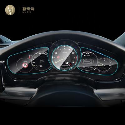 China Transparent Tachometer Car Tachometer LED Film TPU Screen Protective Film Anti-scratch Film Accessories For Porsche Panamera Cayenne for sale