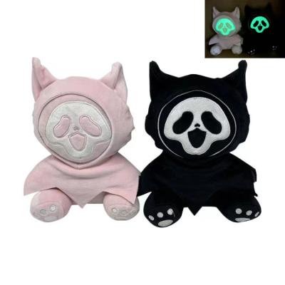 China Cute Fun Reaper Glow-in-the-dark Stuffed Animal Doll Christmas Halloween Gift Animal Stuffed Plush Dolls for Kids Home Decoration for sale