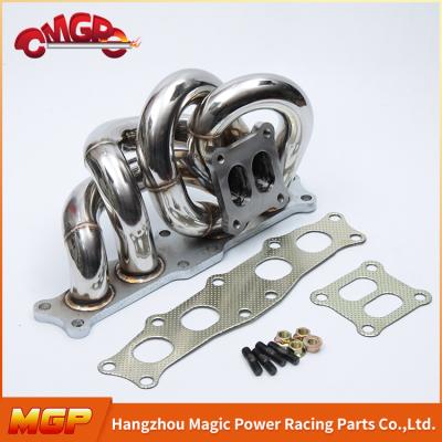 China Auto Exhaust Performance Tuning 1.55-1.8mm Chevy Turbo Tractor Exhaust Manifold Racing Stainless Steel For T*OYOTA-MR2CELICA for sale