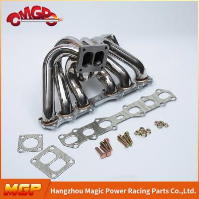 China Auto Exhaust Performance Tuning 1.55-1.8mm Chevy Turbo Tractor Exhaust Manifold Racing Stainless Steel For T*OYOTA-1JZGTE for sale