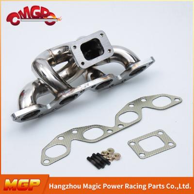 China Auto Exhaust Performance Tuning 1.55-1.8mm Racing Stainless Steel Chevy Turbo Exhaust Manifold For N*ISSAN-Pulsar-GTI-R-T25 for sale