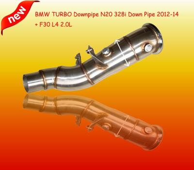 China BMW N20 Full 304Stainless Steel TURBO Downpipe For BM*W N20 328i Down Pipe 2012-2014 + F30 L4 2.0L (fits: B*MW N20 328i) for sale