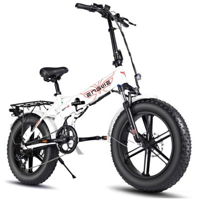 China standard ENGWE| EP-2p|500/750W Foldable Electric Mountain/Snow Powerful E-Bike | 20*4.0inch fat tire | 48V12.5A | 45km/h for sale