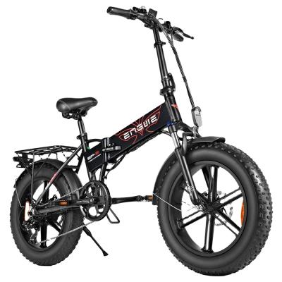 China Pro Street Bike [EU STOCK] ENGWE EP-2 20 Inch Fat Tire 48V 12.8AhLG Removable Battery Dual Disc Wiped E-Bike For Sale for sale