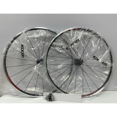 China Road Bikes Peilin 72 Ring 700C Road Wheel Set Disc Brake KOOZER CX1800 4 28holes Disc Brake Road Wheel Set for sale