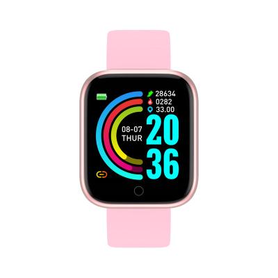 China D20S Touch Screen Smart Watch Blood Pressure Heart Rate Fitness Tracker Watch Y68 Women PK B57 I5 Smartwatch For Android Phone for sale