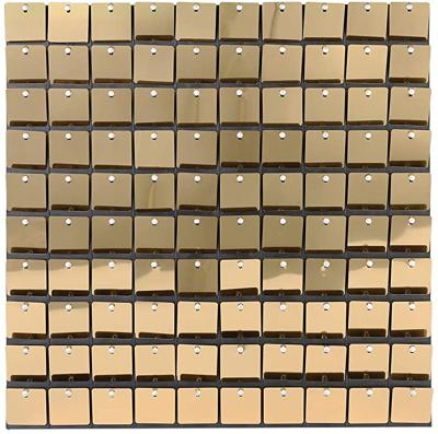 China Europe gold shimmer wall panel glitter backdrop for events home decoration, birthday party for sale