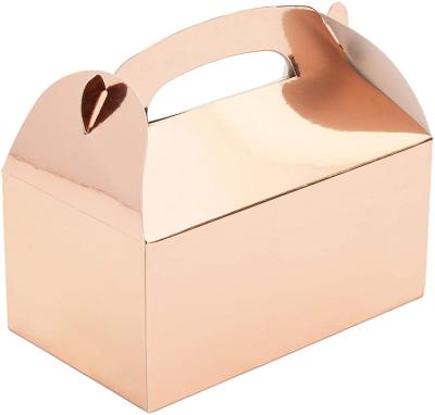 China Gift Gable Boxes (24 packs) Rose Gold from Europe 6 x 3.5 inches for sale