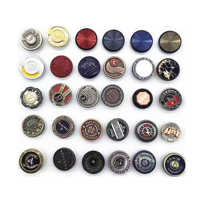 China Good Viable China Skull Jeans Buttons Screw Jeans Buttons Metal Button Lattice Bottom for sale