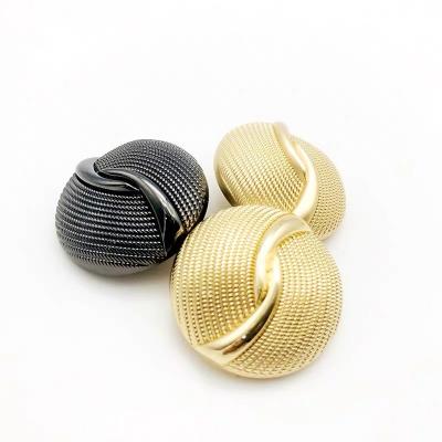 China Yanghua Button Gold Designer Suit Alloy Ditch Coat Viable Custom Logo Embossed Leg Button for sale