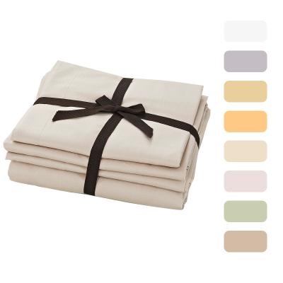 China 100% Anti-Static Cotton Hotel Bedding Set Linen Style Adult Bed Sheet Set With Comforter Cotton Duvet Cover Set for sale