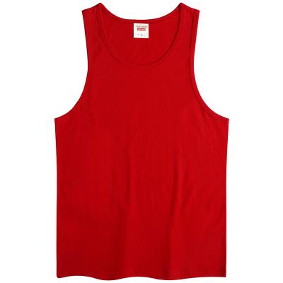 China QUICK DRY 100% Cotton Mens Knitwear Summer Wife Drummer Sexy Slim Fit Tank Tops for sale