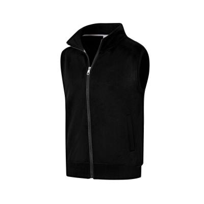 China Multi Casual Sleeveless Vest Men's Sleeveless Zipper Vest Pocket Anti-Wrinkle Jacket Sweatshirt for sale