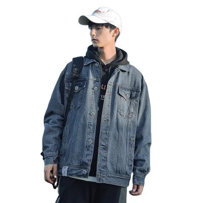 China Waterproof mens denim jackets 2020 custom logo fashion lane denim jacket men waterproof lattice jackets for men for sale