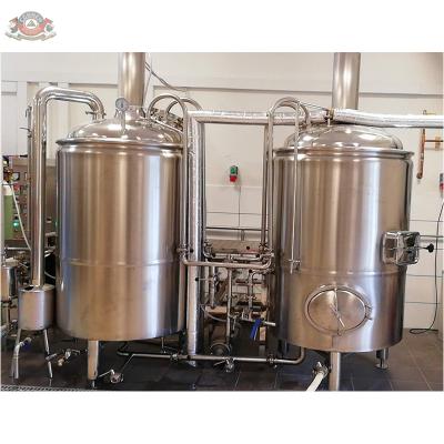 China Red Copper Outside Optional 500L Wheat And Barley Malting Beer Brewery Production Line for sale