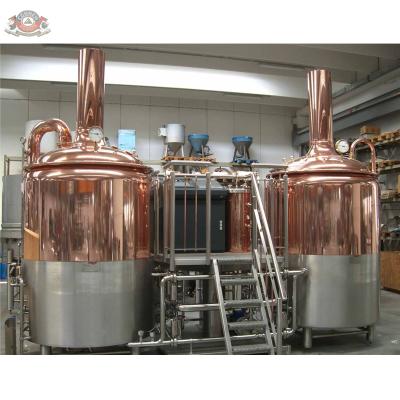 China Restaurant insulated red copper or stainless steel insulated vat-material heated by steam generator for sale