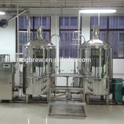 China SUS304/red copper 200L mini brewery equipment for home craft beer brewing for sale