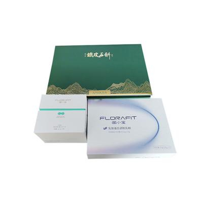 China Recyclable Health Care Product Packaging Gift Box Customization Wholesale Health Products Box Set for sale