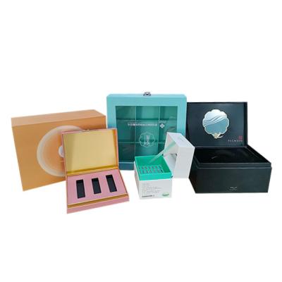 China Recyclable Custom Luxury Magnetic Wholesale Cosmetic Fancy Creative Gift Flap Packaging Boxes for sale