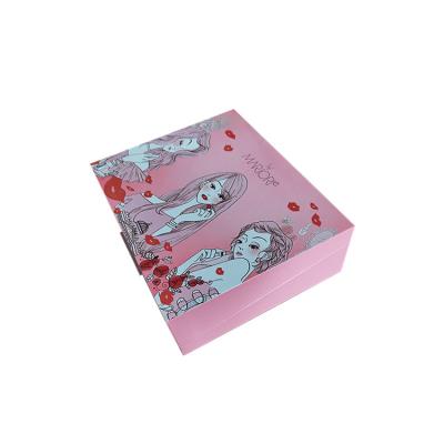 China Handmade High Quality Women Gift Box Set Lipstick Luxury Magnetic Empty Case Flap Cosmetic Gift Box for sale