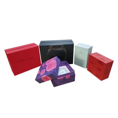 China Wholesale Luxury Custom Packaging Box Recyclable Lid and Gift Box Hard Lid Bottom and Shoulder and Neck Bottom for sale