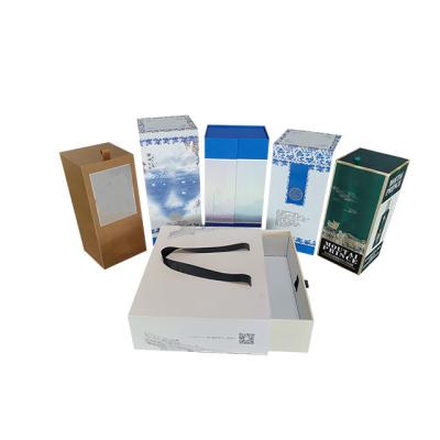 China Wholesale Luxury Custom Made Wine Gift Box Recyclable High Quality Kraft Paper Wine Gift Box for sale