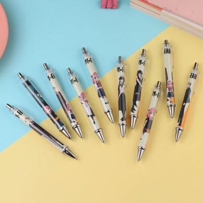 China Office & School Pen 9 Designs Cartoon Anime The New Parks Ballpoint Pen Anime SPY X FAMILY Point Propulsion Pencil for sale