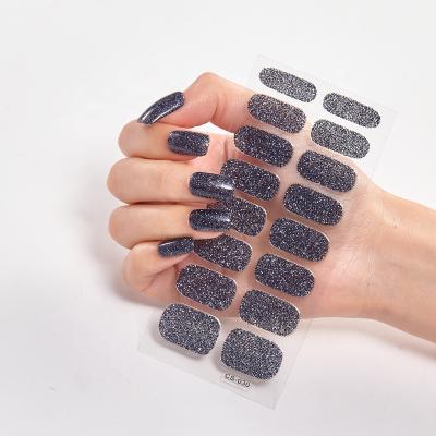 China Easy To Apply And Remove Factory Wholesale Hot New Selling Nail Art 16 Pcs/Strips Nail Wrap Stickers for sale