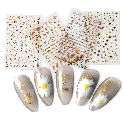 China Variety Of Styles For You To Choose 2021 Designers Custom Nail Art Stickers 3D Nail Sticker Professional Nail Decoration for sale