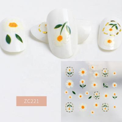 China Easy to Apply and Remove New Style Flower Cartoon Heart Series Nail Decals Nail Art Stickers for sale