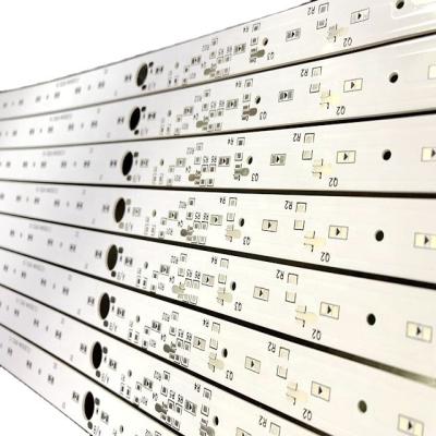 China Super White Aluminum PCB Board Mcpcb Used For Led Grow Light Energy Architecture Licht Light Guide Light T8 4FT for sale