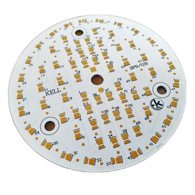 China 3w 5w 7w 9w 12w 15w 18w led light bulb printed circuit board white pcb round size square size mcpcb size used for 3w 5w 7w 9w 12w 15w 18w led bulb light for sale