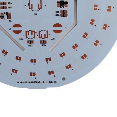 China Electrical Electronic Products Electronic Circuit Board Mcpcb LCD Aluminum PCB With OSP White Soldermask For Led Lighting for sale