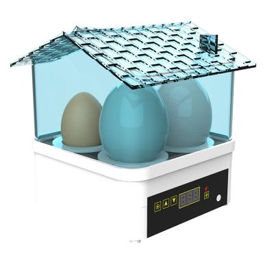 China Lovely Farms 4 Chamber Blue Egg Incubator Hatcher Household Hatching Incubator Chicken Egg Tray Manual Egg Turning Mini Household for sale