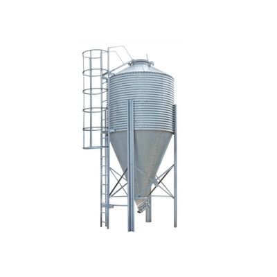 China Farms Bolt Hole Fitted Grain Metal Animal Feed Storage Silo For Sale for sale