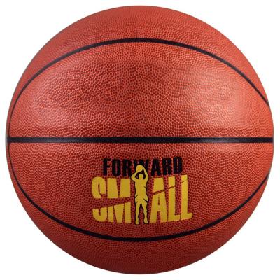 China Hot Selling Premium Natural Logo Training Match PU Easy Take Away Custom Basketball For Sale for sale