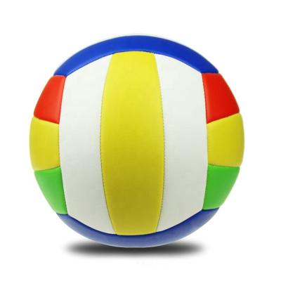 China Size 5 Soft Official Custom Printing College Soft Training PU Inflated Volleyball for sale