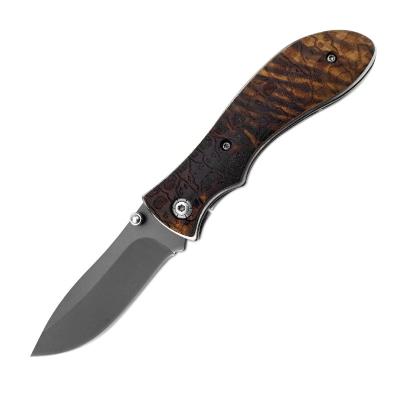 China Small Pocket Knife Folding Knife Non-variable Camping With Knot Wood for sale