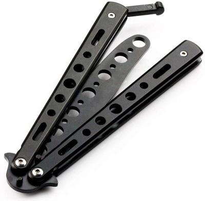 China Non-variable butterfly trainer Stainless steel balisong practice training tool 100% safe strong and durable for sale