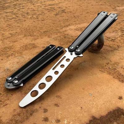 China Non-variable butterfly trainer Stainless steel balisong practice training tool 100% safe strong and durable for sale