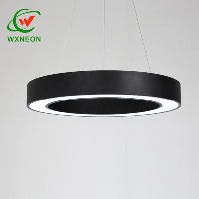 China Modern Circle 40W Surface Mounted / Hanging Round Suspension Office LED Pendant Lamp for sale