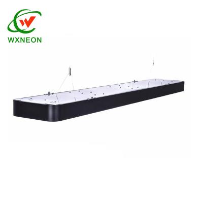 China Oblong Length 0.3m Width Office 78w Rectangle 1.2m Office Outdoor Mounted Pendant Led Ceiling Light for sale