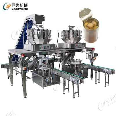 China Seafood Automatic Mushroom Canned Food Production Line Machine for sale