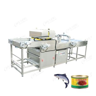 China Tuna Canned Automatic Production Line High Capacity High Capacity Machine For Canning Fish for sale